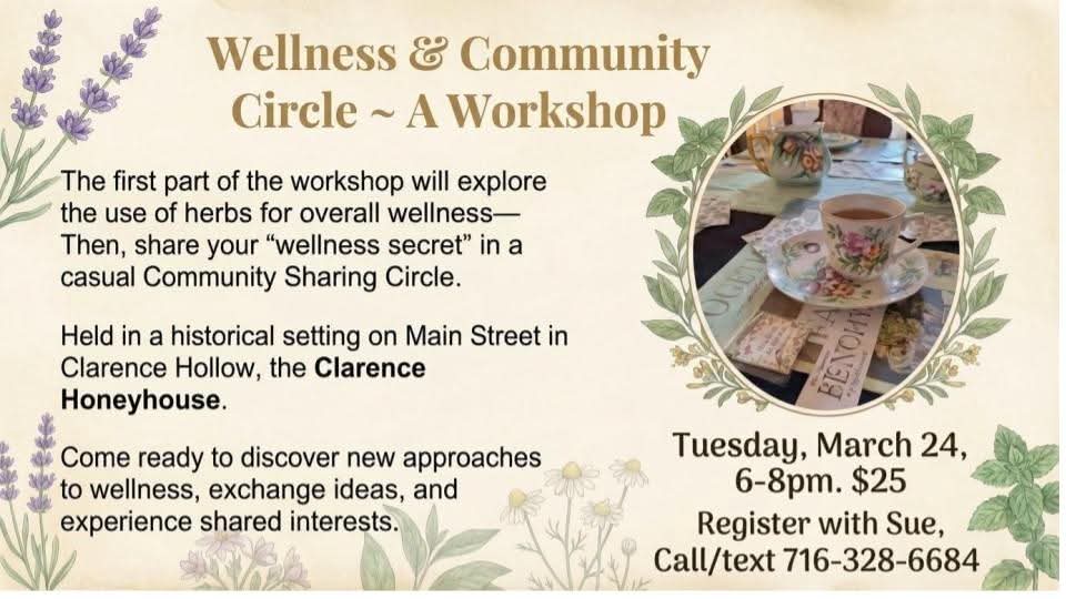 Wellness Community Circle ~ A Workshop
